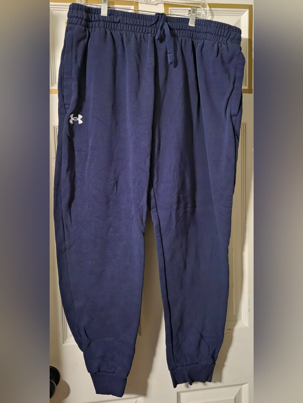 Under Armour Navy Jogger Sweatpants with Logo